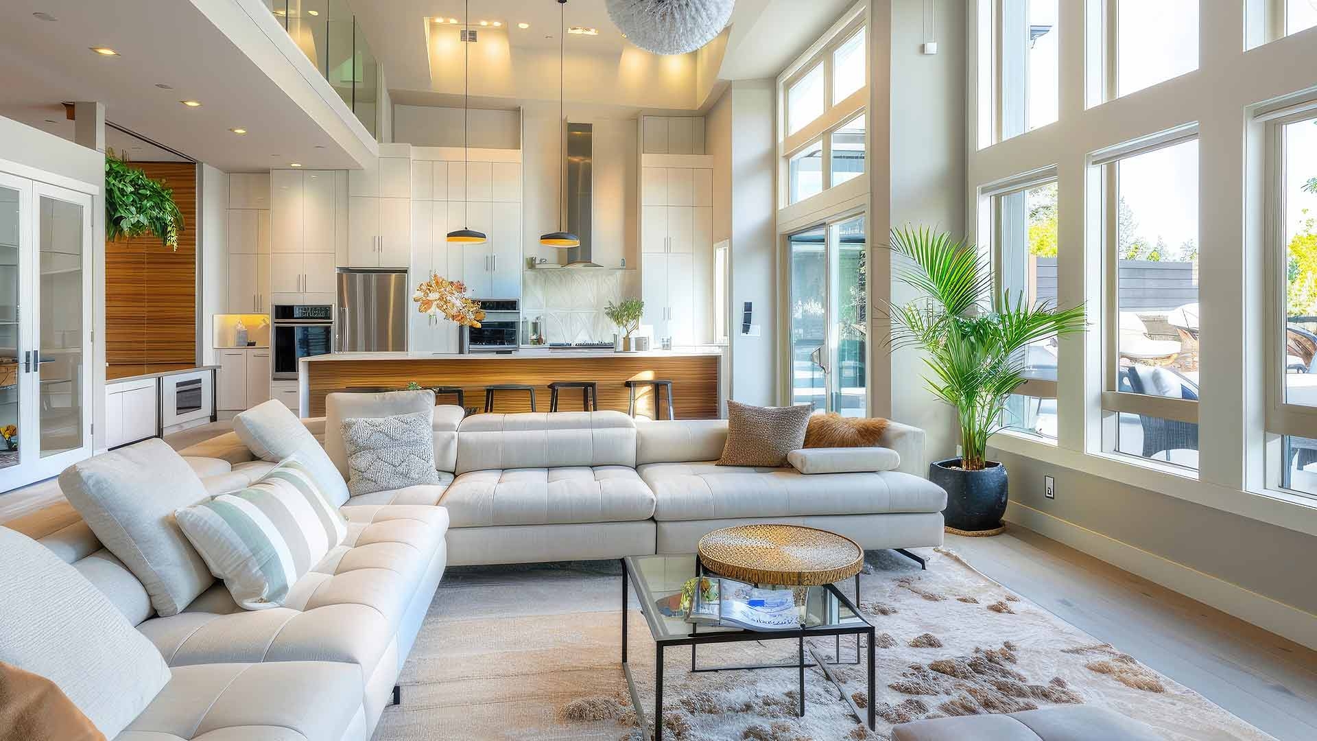 Cinematic FPV drone capturing exterior and interior of a luxury Airbnb home in Miami, Florida